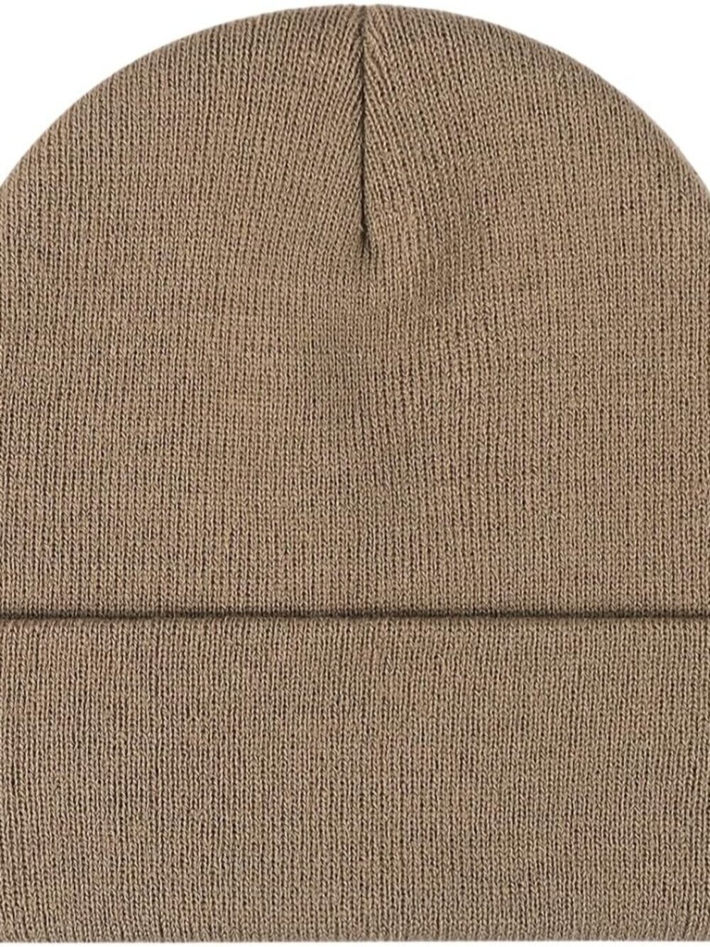 Unisex Dark Khaki Warm Thick Knit Cuffed Beanie Winter Pull-on Classic Skull Cap